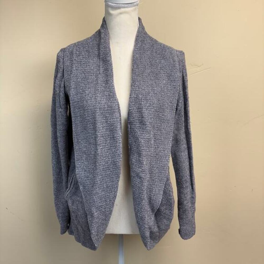Barefoot Dreams The CozyChic Lite Circle Cardigan Gray Size M